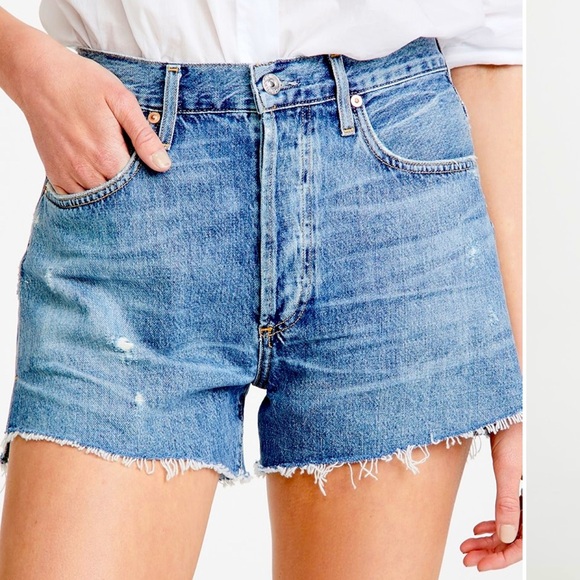 STS blue denim shorts size 25 in excellent like-new condition - Picture 1 of 5